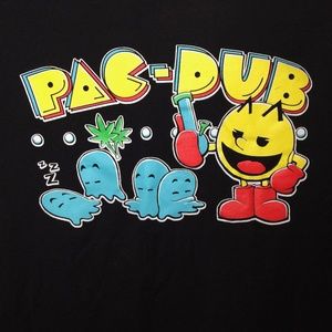 Pac-Man Parody Tshirt Mens Medium Funny Graphic